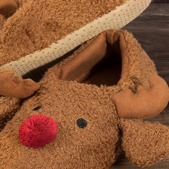 Cozy reindeer house slippers - Picture 6 of 6